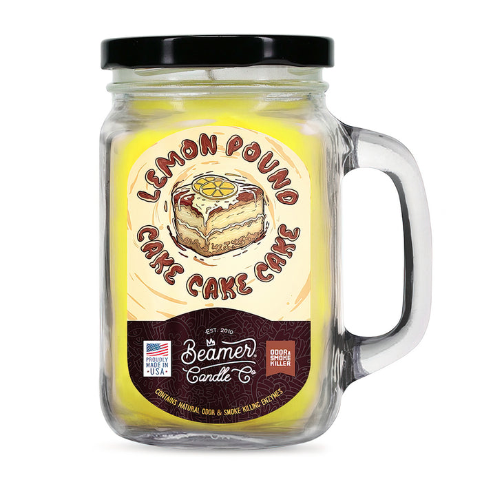 Beamer Candle Co. - Large - Odor & Smoke Killer Collection / Aromatic Home Series - USA Made - 90 Hour Burn Time