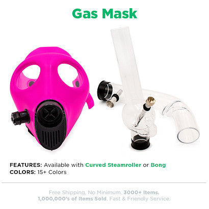 Beamer Gas Masks - Available with Steamroller or Bong attachment - CLOSEOUT SALE