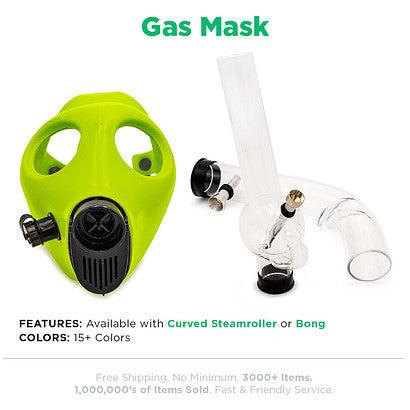 Beamer Gas Masks - Available with Steamroller or Bong attachment - CLOSEOUT SALE