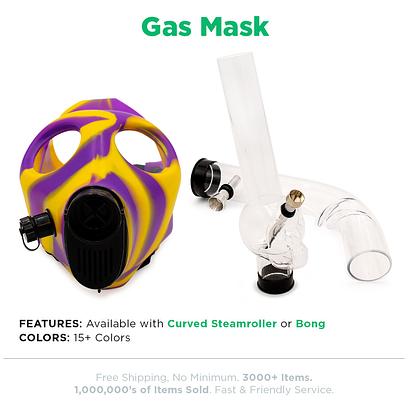 Beamer Gas Masks - Available with Steamroller or Bong attachment - CLOSEOUT SALE