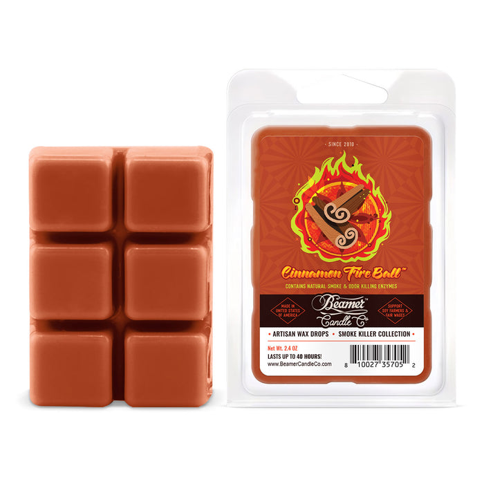 Beamer Candle Co. - Artisan Wax Drops - Odor & Smoke Killer / Aromatic Home Collections - 12Ct Sleeve - USA Made - 55 Hour Burn Time