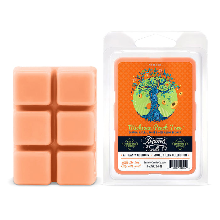 Beamer Candle Co. - Artisan Wax Drops - Odor & Smoke Killer / Aromatic Home Collections - 12Ct Sleeve - USA Made - 55 Hour Burn Time
