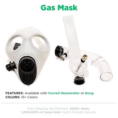 Beamer Gas Masks - Available with Steamroller or Bong attachment - CLOSEOUT SALE