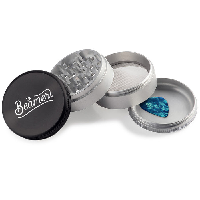 Beamer Aircraft Grade Aluminum LIFETIME WARRANTY 63mm 4-Piece Grinder (CNC Designs)