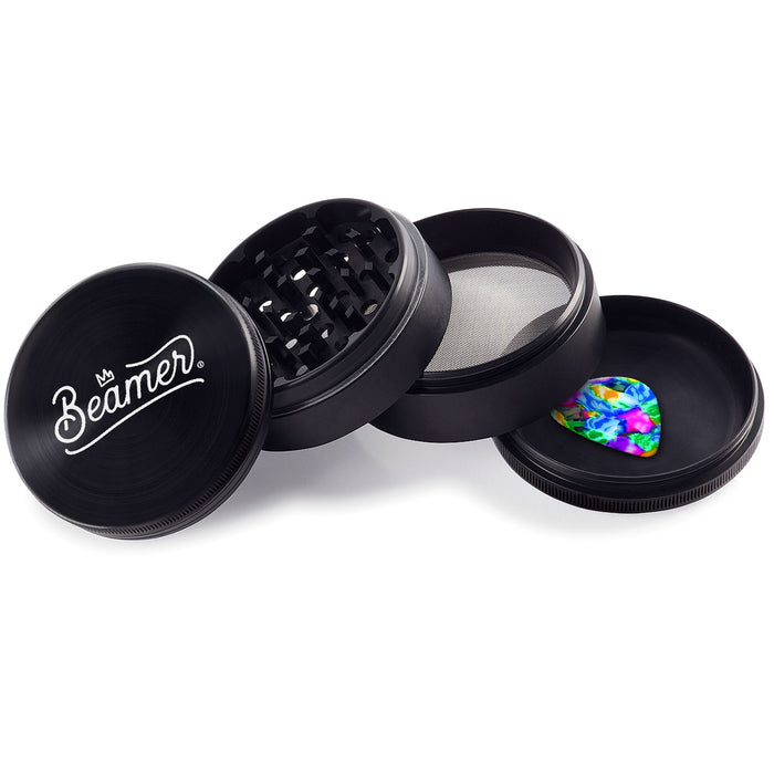 Beamer Aircraft Grade Aluminum LIFETIME WARRANTY 63mm 4-Piece Grinder (CNC Designs)