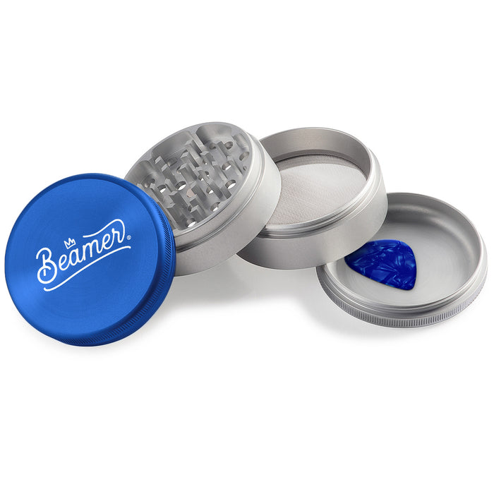 Beamer Aircraft Grade Aluminum LIFETIME WARRANTY 63mm 4-Piece Grinder (CNC Designs)