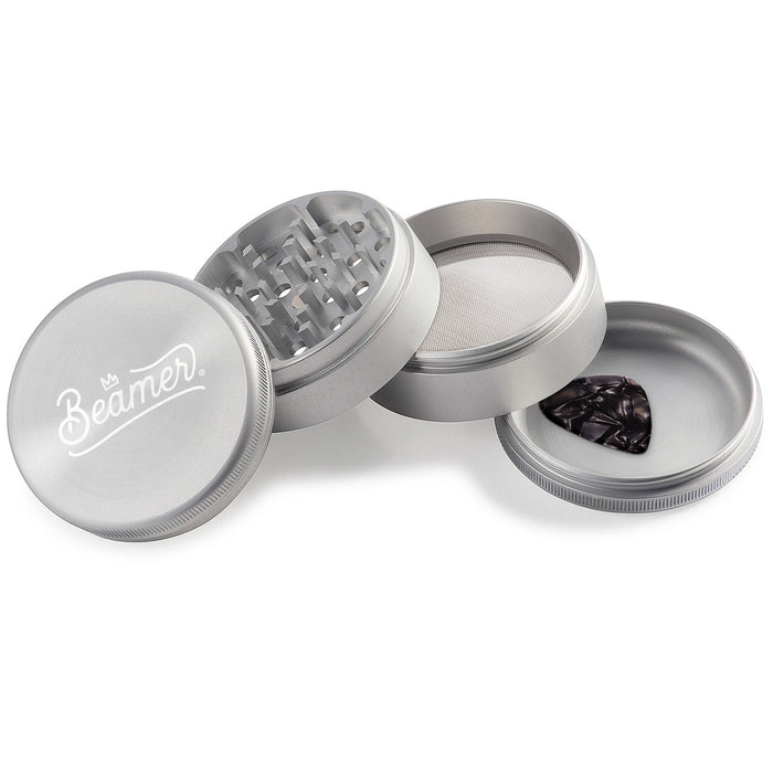 Beamer Aircraft Grade Aluminum LIFETIME WARRANTY 63mm 4-Piece Grinder (CNC Designs)
