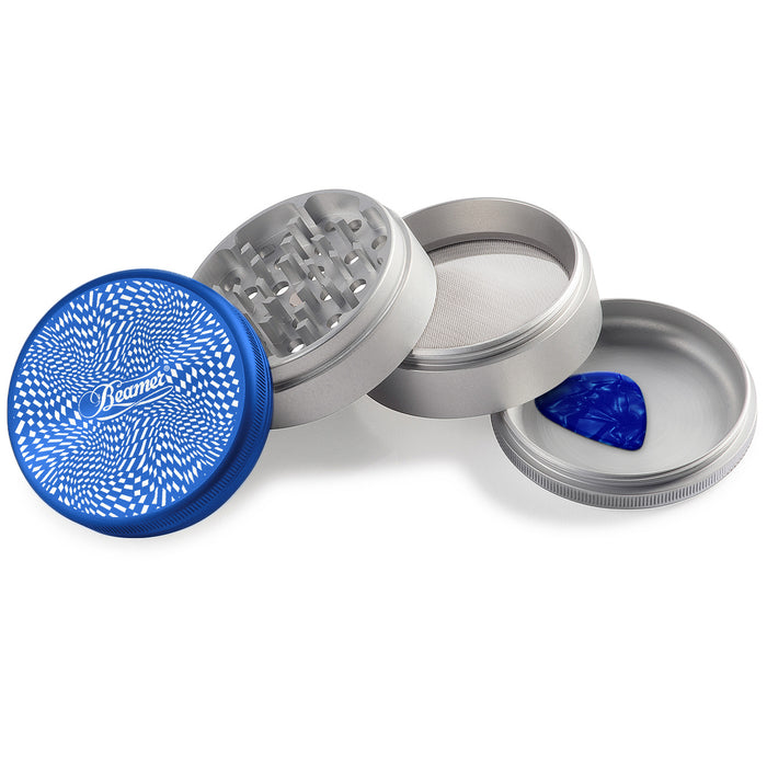Beamer Aircraft Grade Aluminum LIFETIME WARRANTY 63mm 4-Piece Grinder (CNC Designs)