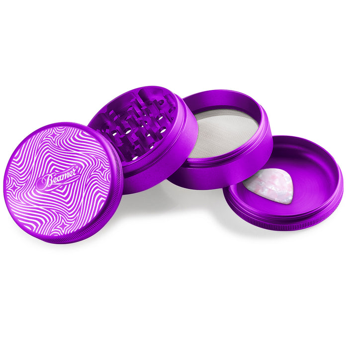 Beamer Aircraft Grade Aluminum LIFETIME WARRANTY 63mm 4-Piece Grinder (CNC Designs)