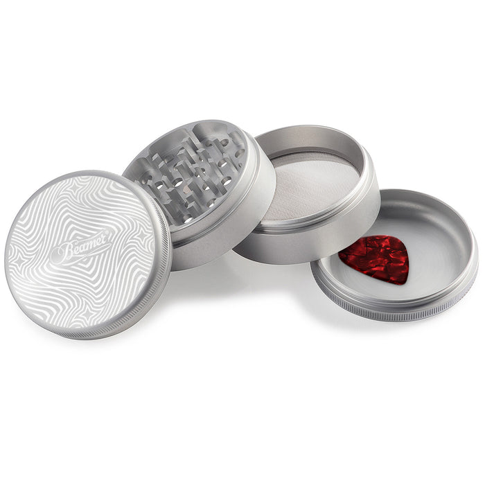 Beamer Aircraft Grade Aluminum LIFETIME WARRANTY 63mm 4-Piece Grinder (CNC Designs)