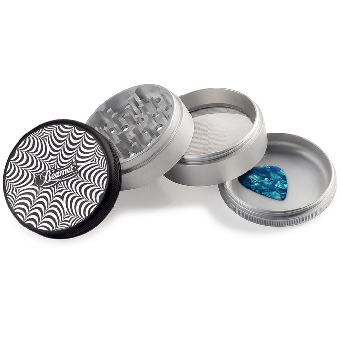 Beamer Aircraft Grade Aluminum LIFETIME WARRANTY 63mm 4-Piece Grinder (CNC Designs)