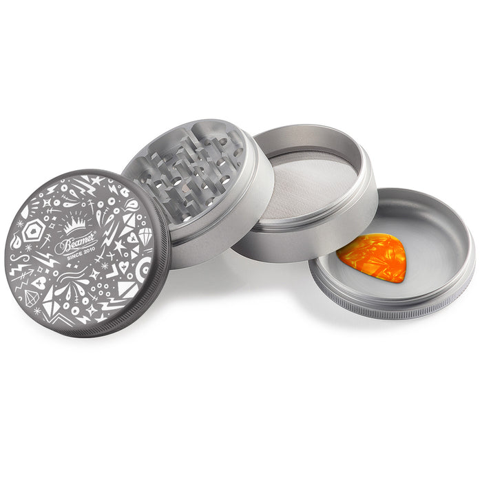 Beamer Aircraft Grade Aluminum LIFETIME WARRANTY 63mm 4-Piece Grinder (CNC Designs)