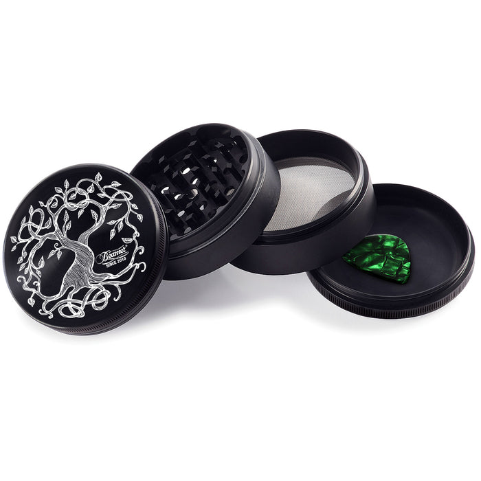 Beamer Aircraft Grade Aluminum LIFETIME WARRANTY 63mm 4-Piece Grinder (CNC Designs)