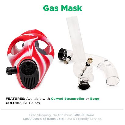 Beamer Gas Masks - Available with Steamroller or Bong attachment - CLOSEOUT SALE