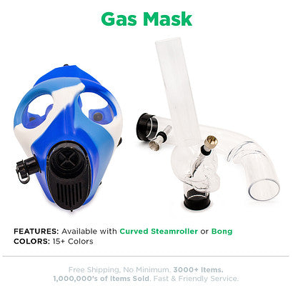 Beamer Gas Masks - Available with Steamroller or Bong attachment - CLOSEOUT SALE