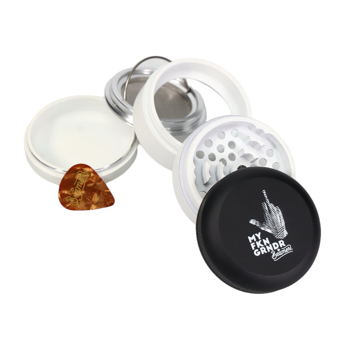 Beamer Aircraft Grade LIFETIME WARRANTY "Capsule" Soft Touch 63mm 4-Piece Grinder