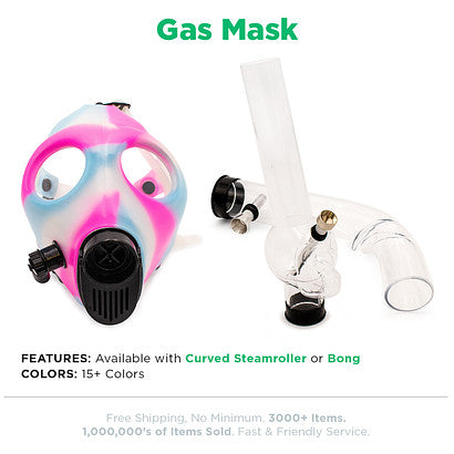 Beamer Gas Masks - Available with Steamroller or Bong attachment - CLOSEOUT SALE
