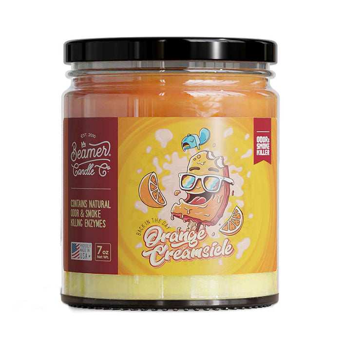 Beamer Candle Co. - Medium - Odor & Smoke Killer Collection - USA Made - 55 Hour Burn Time