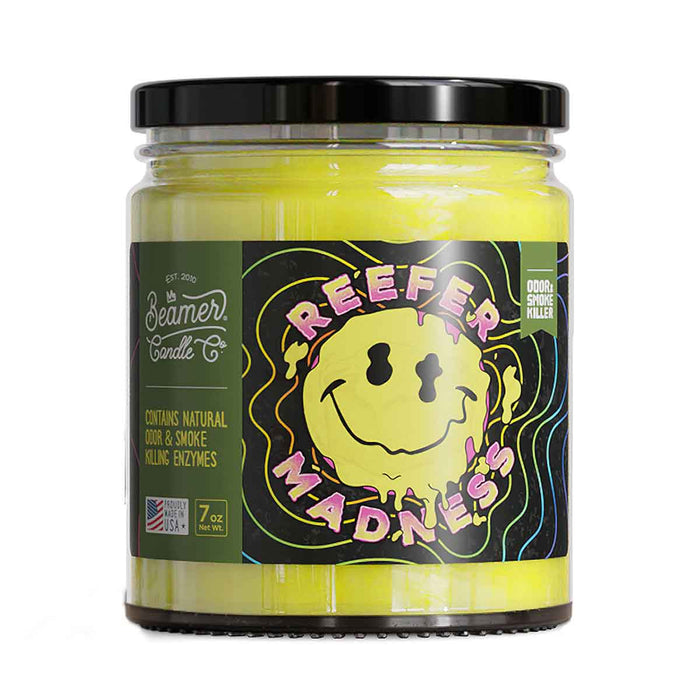 Beamer Candle Co. - Medium - Odor & Smoke Killer Collection - USA Made - 55 Hour Burn Time