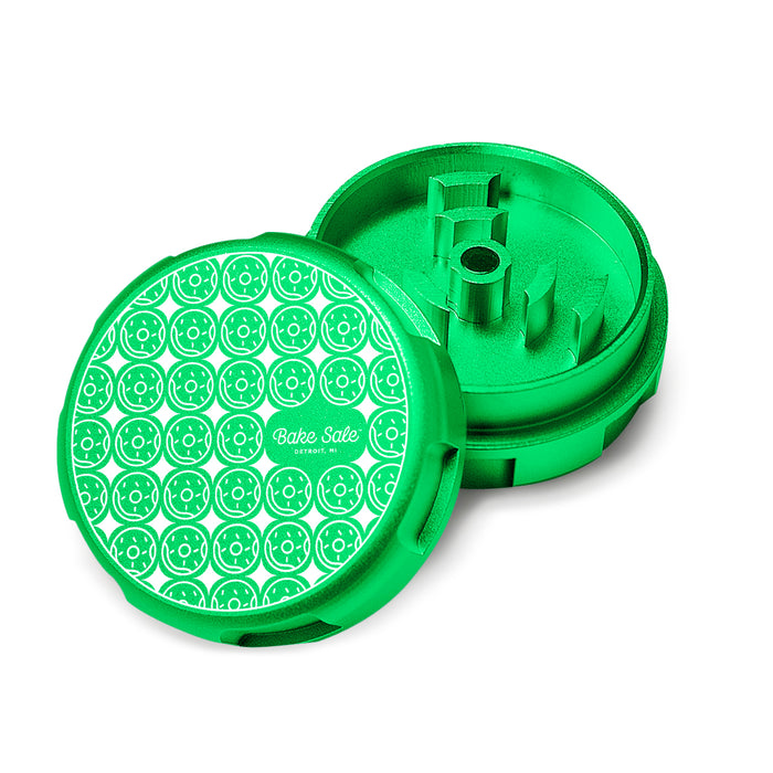 Bake Sale Aircraft Grade Aluminum LIFETIME WARRANTY 63mm 2-Piece Grinder