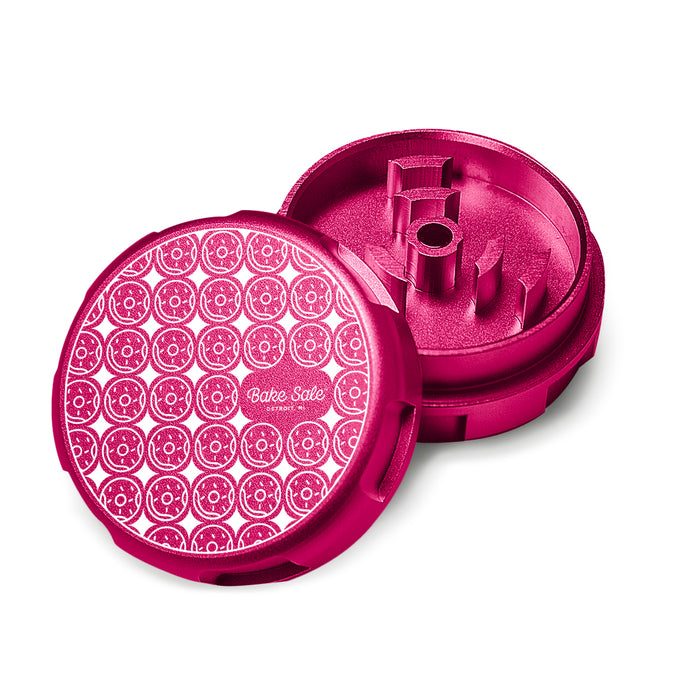 Bake Sale Aircraft Grade Aluminum LIFETIME WARRANTY 63mm 2-Piece Grinder