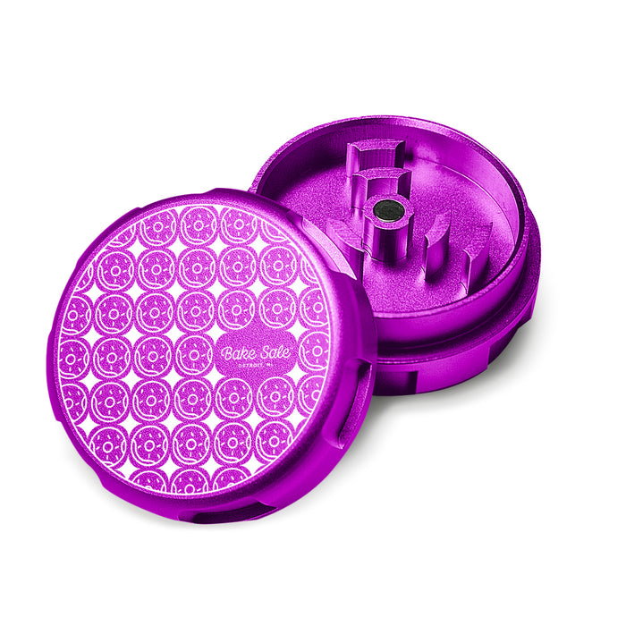 Bake Sale Aircraft Grade Aluminum LIFETIME WARRANTY 63mm 2-Piece Grinder