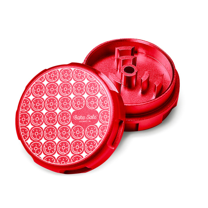 Bake Sale Aircraft Grade Aluminum LIFETIME WARRANTY 63mm 2-Piece Grinder