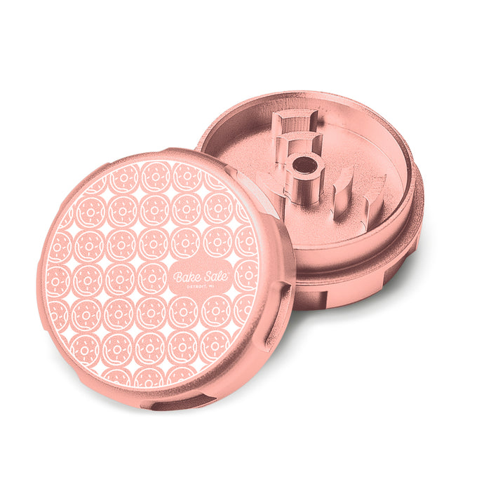 Bake Sale Aircraft Grade Aluminum LIFETIME WARRANTY 63mm 2-Piece Grinder