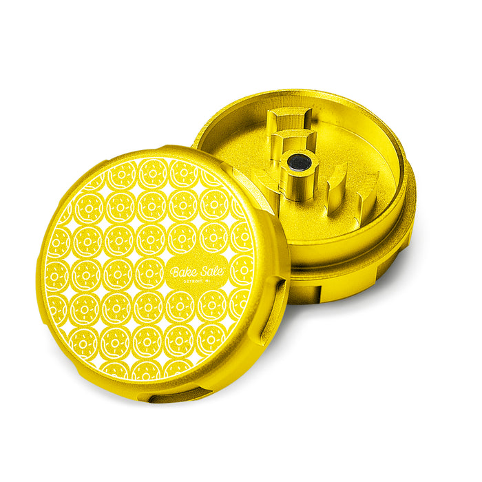 Bake Sale Aircraft Grade Aluminum LIFETIME WARRANTY 63mm 2-Piece Grinder