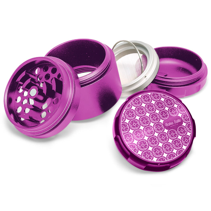 Bake Sale Aircraft Grade Aluminum LIFETIME WARRANTY 63mm 5-Piece Grinder
