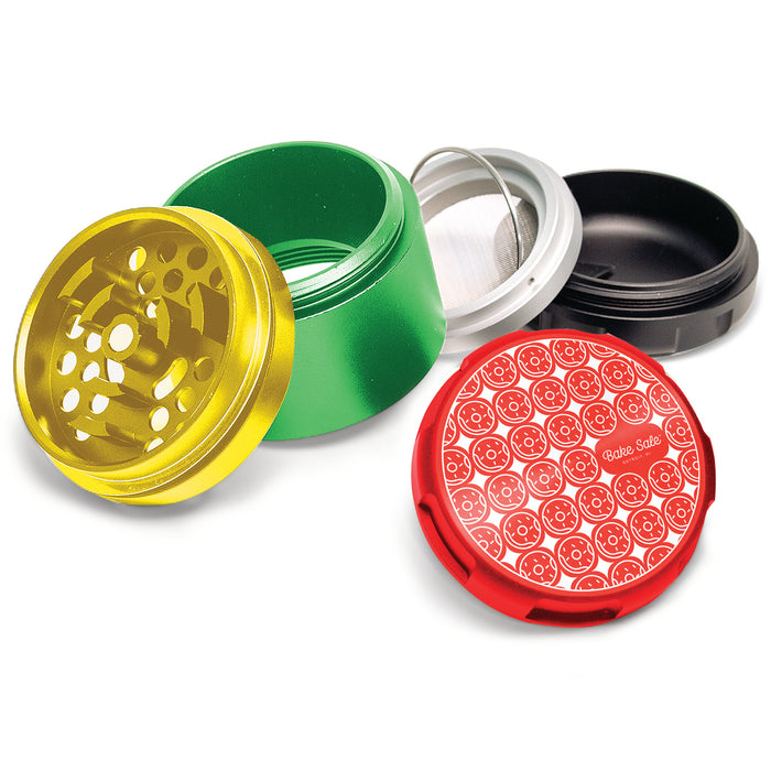 Bake Sale Aircraft Grade Aluminum LIFETIME WARRANTY 63mm 5-Piece Grinder