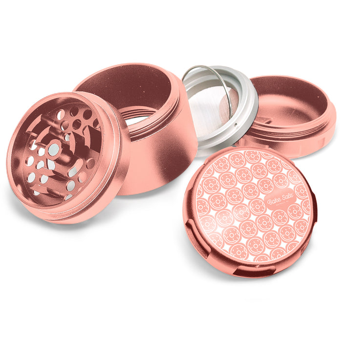Bake Sale Aircraft Grade Aluminum LIFETIME WARRANTY 63mm 5-Piece Grinder