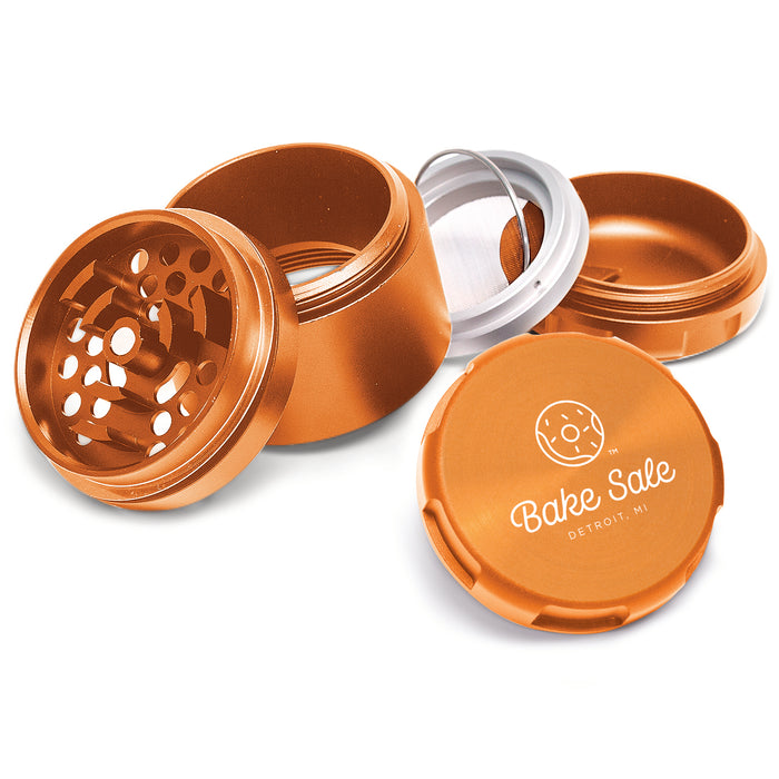 Bake Sale Aircraft Grade Aluminum LIFETIME WARRANTY 63mm 5-Piece Grinder