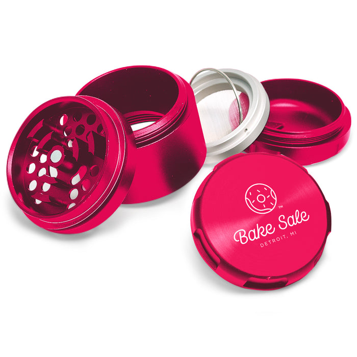 Bake Sale Aircraft Grade Aluminum LIFETIME WARRANTY 63mm 5-Piece Grinder