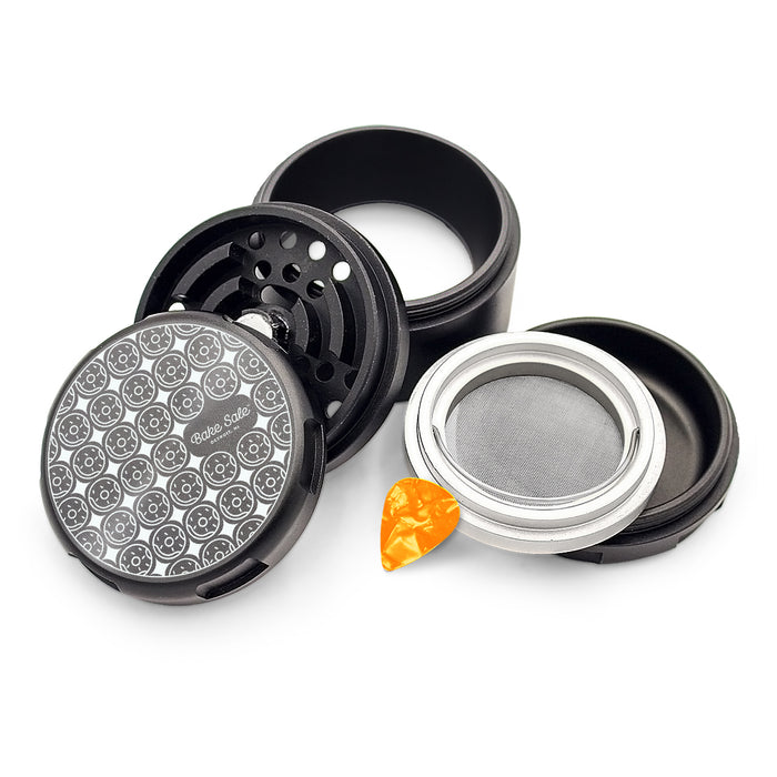 Bake Sale Aircraft Grade Aluminum LIFETIME WARRANTY “75 Frosted” 75mm 5-Piece Grinder