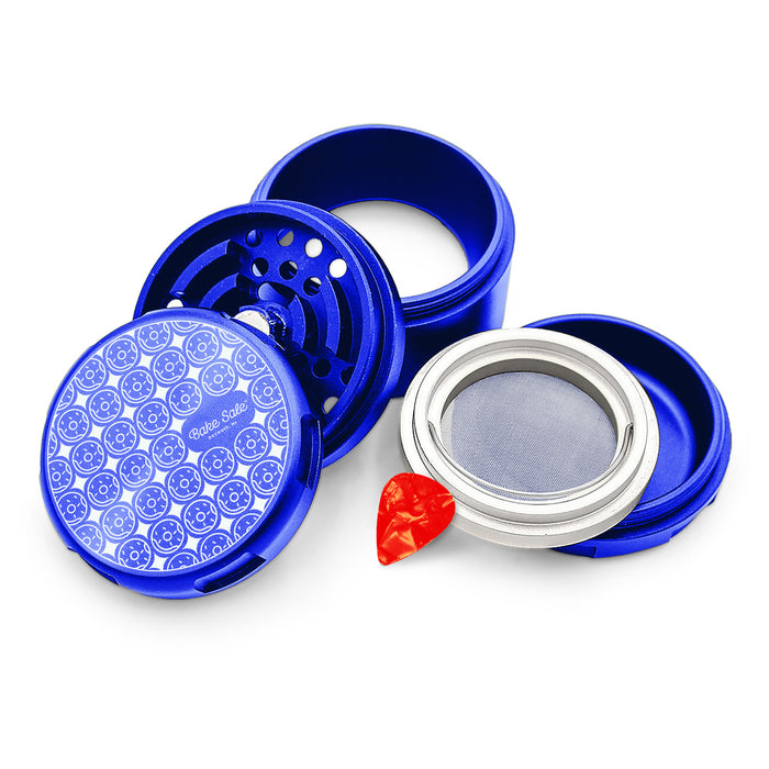 Bake Sale Aircraft Grade Aluminum LIFETIME WARRANTY “75 Frosted” 75mm 5-Piece Grinder