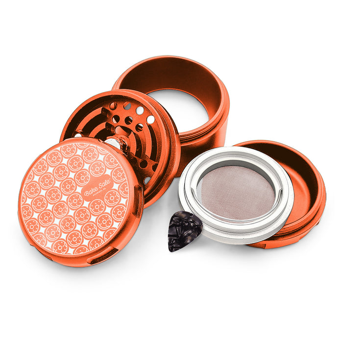 Bake Sale Aircraft Grade Aluminum LIFETIME WARRANTY “75 Frosted” 75mm 5-Piece Grinder