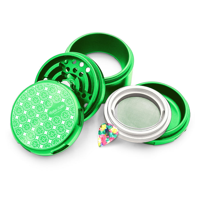 Bake Sale Aircraft Grade Aluminum LIFETIME WARRANTY “75 Frosted” 75mm 5-Piece Grinder