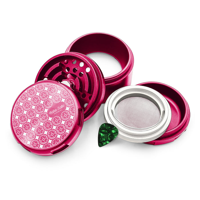 Bake Sale Aircraft Grade Aluminum LIFETIME WARRANTY “75 Frosted” 75mm 5-Piece Grinder
