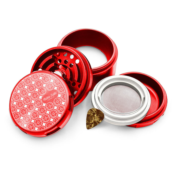 Bake Sale Aircraft Grade Aluminum LIFETIME WARRANTY “75 Frosted” 75mm 5-Piece Grinder