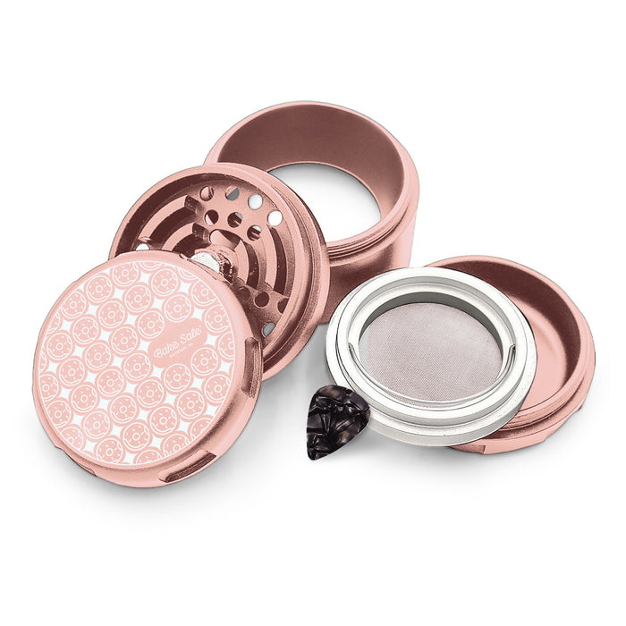 Bake Sale Aircraft Grade Aluminum LIFETIME WARRANTY “75 Frosted” 75mm 5-Piece Grinder