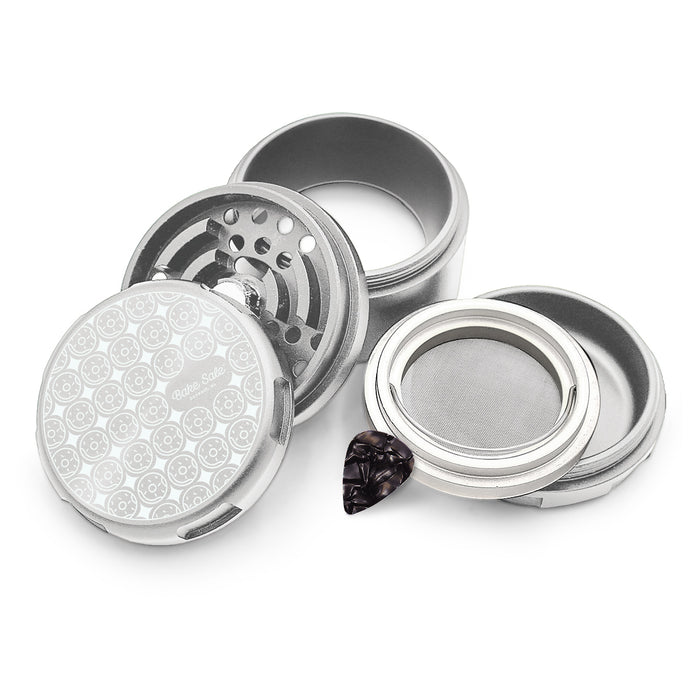 Bake Sale Aircraft Grade Aluminum LIFETIME WARRANTY “75 Frosted” 75mm 5-Piece Grinder