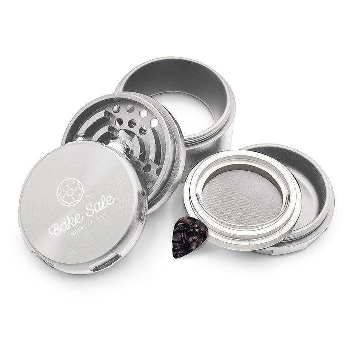 Bake Sale Aircraft Grade Aluminum LIFETIME WARRANTY “75 Frosted” 75mm 5-Piece Grinder