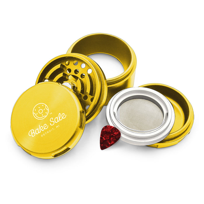 Bake Sale Aircraft Grade Aluminum LIFETIME WARRANTY “75 Frosted” 75mm 5-Piece Grinder