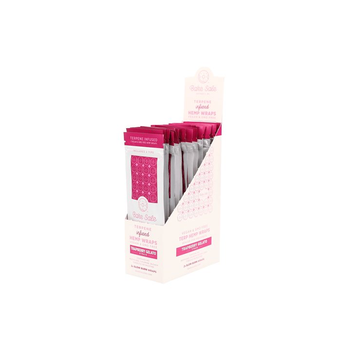 Bake Sale - Terpene Infused Herbal Wraps - 25ct Displays - 2ct Packs - 5 Flavors Available