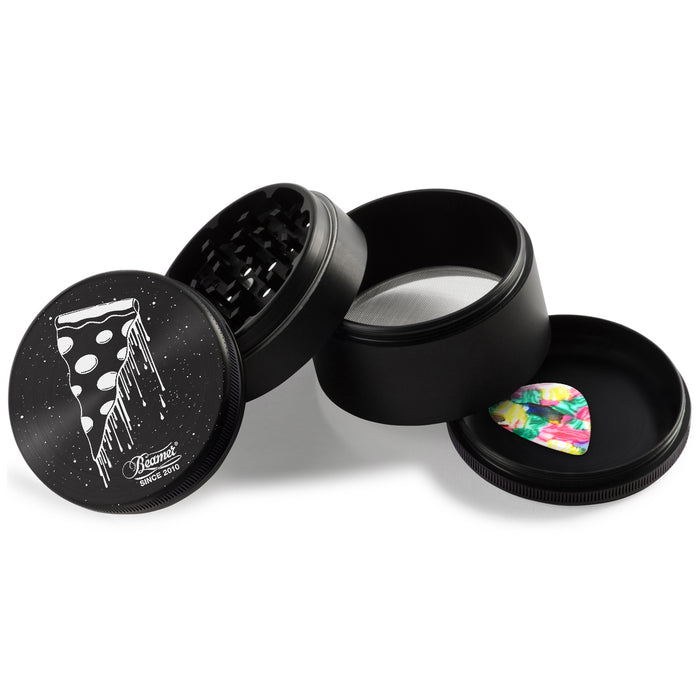 Beamer Aircraft Grade Aluminum LIFETIME WARRANTY Extended 63mm 4-Piece Grinder (CNC Designs)