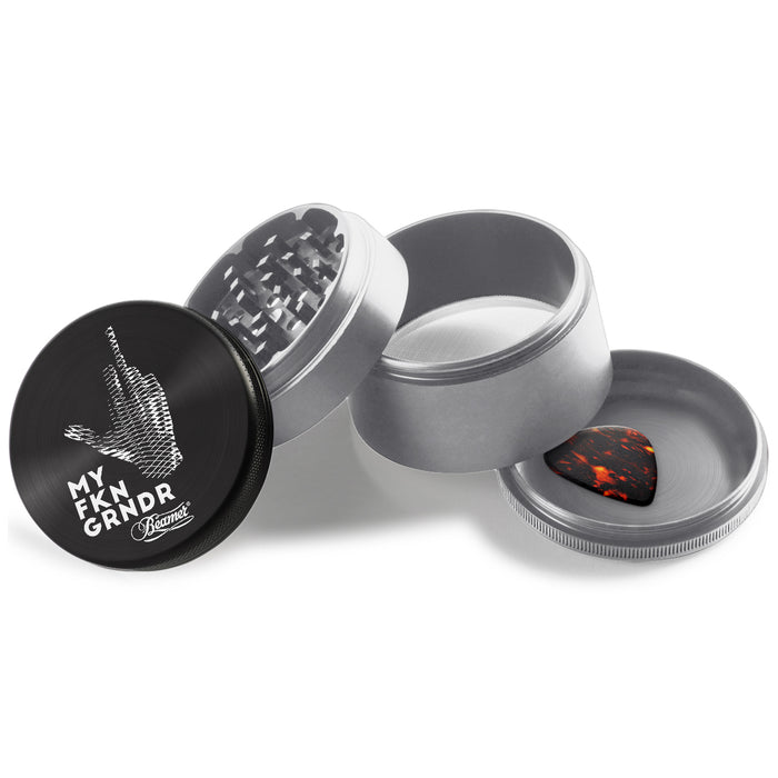 Beamer Aircraft Grade Aluminum LIFETIME WARRANTY Extended 63mm 4-Piece Grinder (CNC Designs)