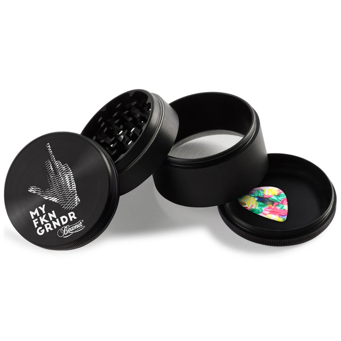 Beamer Aircraft Grade Aluminum LIFETIME WARRANTY Extended 63mm 4-Piece Grinder (CNC Designs)