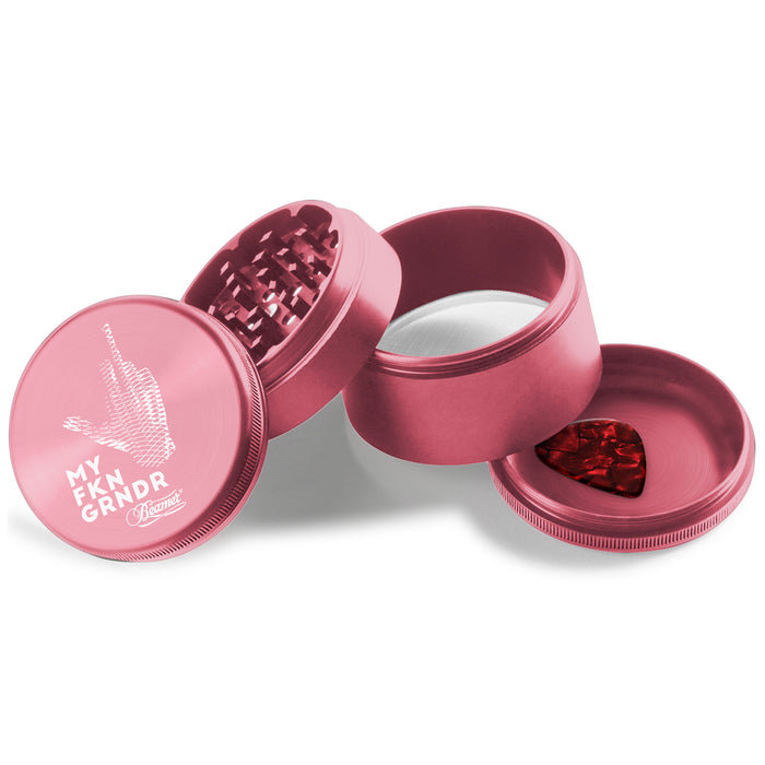 Beamer Aircraft Grade Aluminum LIFETIME WARRANTY Extended 63mm 4-Piece Grinder (CNC Designs)