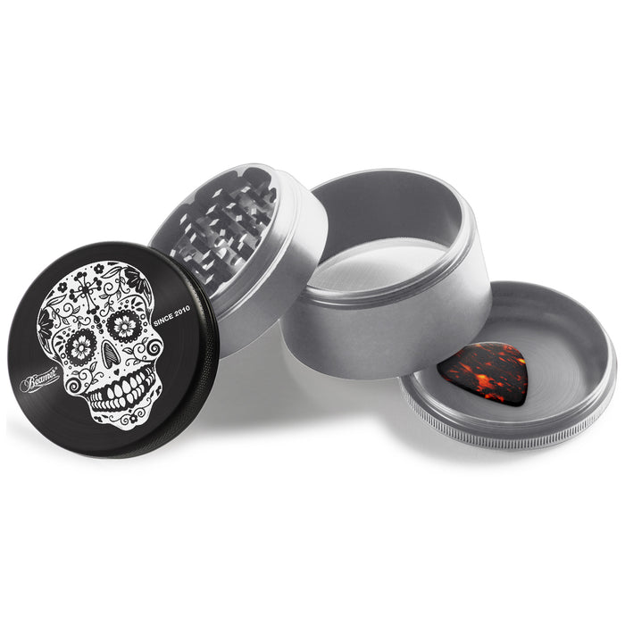 Beamer Aircraft Grade Aluminum LIFETIME WARRANTY Extended 63mm 4-Piece Grinder (CNC Designs)